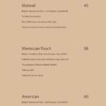 Menu Pause Cafe Casablanca August 2023 494615-386000